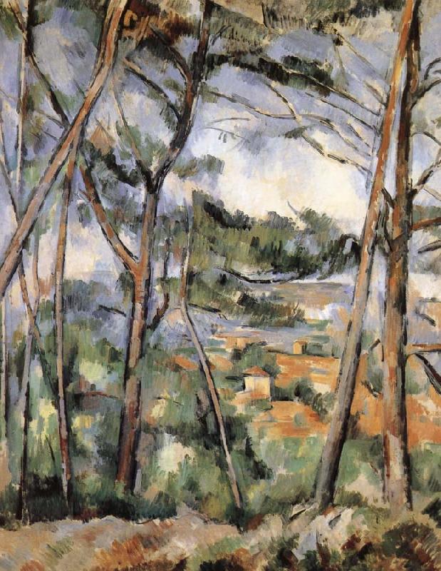 Paul Cezanne solitary river plain oil painting image